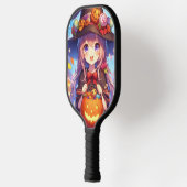 Schattigee anime Halloween Witch Pickleball Paddle (Links)