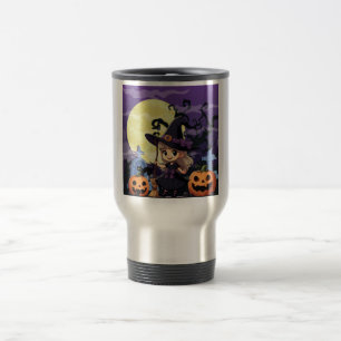 Schattigee anime Halloween Witch Reisbeker