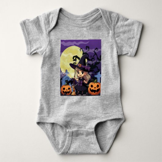 Schattigee anime Halloween Witch Romper (Voorkant)