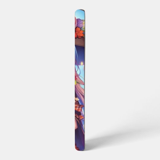 Schattigee anime Halloween Witch Samsung Galaxy Hoesje (Linkerkant)