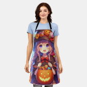 Schattigee anime Halloween Witch Schort (Gedragen)