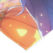 Schattigee anime Halloween Witch Tafelkleed (Gekanteld)