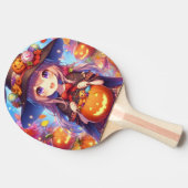 Schattigee anime Halloween Witch Tafeltennisbatje (Zijkant)