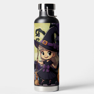 Schattigee anime Halloween Witch Waterfles