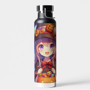 Schattigee anime Halloween Witch Waterfles