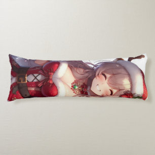 Schattigee anime kerst meisje lichaamskussen