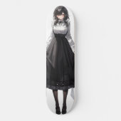 Schattigee Anime Maid Persoonlijk Skateboard (Voorkant)