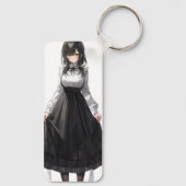 Schattigee Anime Maid Sleutelhanger (Achterkant)