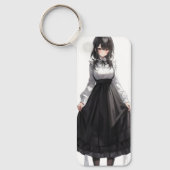 Schattigee Anime Maid Sleutelhanger (Voorkant)