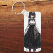 Schattigee Anime Maid Sleutelhanger (Voorkant)