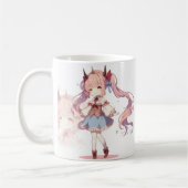 Schattigee Anime meisje Koffie Mok (Links)
