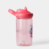 Schattigee anime meisje spelen cello gepersonalise waterfles (Rechts)