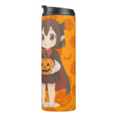 Schattigee anime mummie & vampier meisjes thermosbeker (Geroteerd rechts)