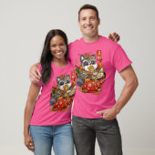 Schattigee Anime Raccoon Eten Ramen Noodles T-shirt (Unisex)