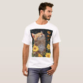 Schattigee Anime Style Cat T-Shirt Design (Voorkant volledig)