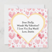 Schattigee Anime Sushi Pun Valentijnsdag Kaart (Achterkant)