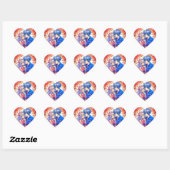 Schattigee anime thema bruiloft hart sticker (Vel)