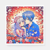 Schattigee anime thema bruiloft