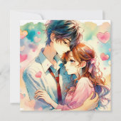 Schattigee anime thema Valentijnsdag (Voorkant)