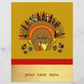 Schattigee Anime Turkije Zakelijke Flyer (Voorkant)