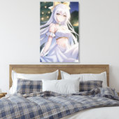 Schattigee Anime Wall Art. Canvas Afdruk (Insitu (Slaapkamer))