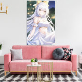 Schattigee Anime Wall Art. Canvas Afdruk (Insitu (Woonkamer))