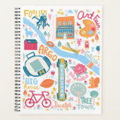 Schattigee Ann Arbor Michigan Favoriete Dingen Planner (Voorkant)