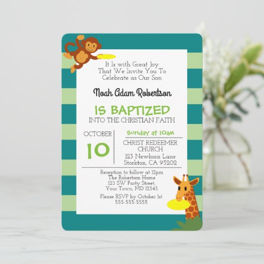 Schattigee apendoop kaart (Staand voorkant)