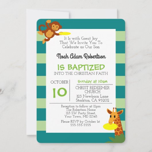 Schattigee apendoop kaart (Voorkant)