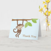 Schattigee Apenverjaardag Kaart (Gele Bloem)