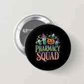 Schattigee Apotheek Squad Halloween Pillen Pumpkin Ronde Button 5,7 Cm (Voorkant /achterkant)