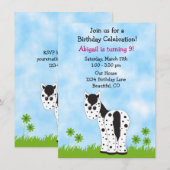 Schattigee Appaloosa Paard Verjaardag Uitnodiging  (Voorkant / Achterkant)