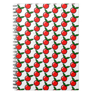 Schattigee appel of kersen, leuke keuken fruit Car Notitieboek