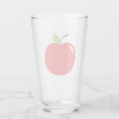 Schattigee appel van je oogplezier Cartoon Glas (Achterkant)