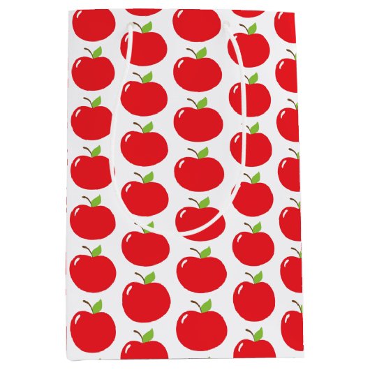 Schattigee appel van je oogplezier Cartoon Medium Cadeauzakje (Voorkant)