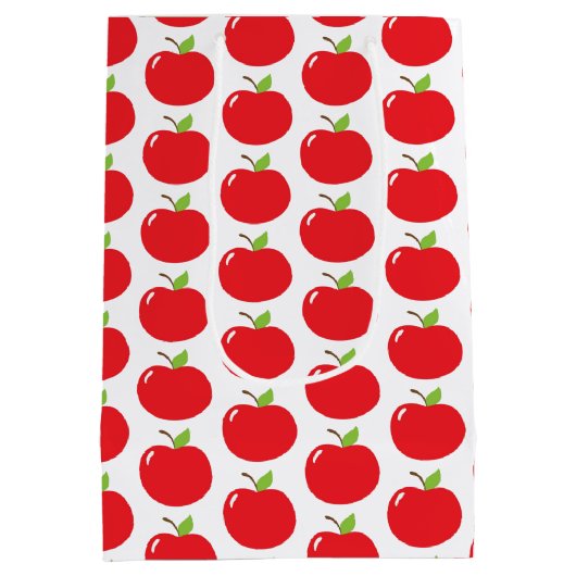 Schattigee appel van je oogplezier Cartoon Medium Cadeauzakje (Achterkant)