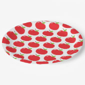 Schattigee appel van je oogplezier Cartoon Papieren Bordje (Gekanteld)