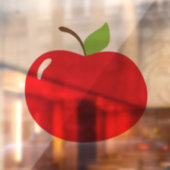 Schattigee appel van je oogplezier Cartoon Raamsticker (Vel 2)