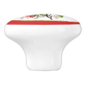 Schattigee appelfruitkeuken keramische knop (Zijkant)