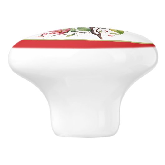 Schattigee appelfruitkeuken keramische knop (Zijkant)