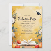 Schattigee Appels Boeken Docent Afstuderen Party F Kaart (Voorkant)