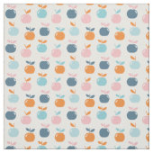 Schattigee Appels op wit Stof (Swatch)