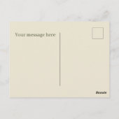 Schattigee appelverkopers fruitliefhebbers boomgaa briefkaart (Achterkant)