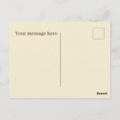 Schattigee appelverkopers fruitliefhebbers boomgaa briefkaart (Achterkant)