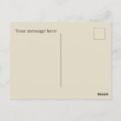 Schattigee appelverkopers fruitliefhebbers boomgaa briefkaart (Achterkant)