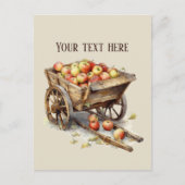 Schattigee appelverkopers fruitliefhebbers boomgaa briefkaart (Voorkant)