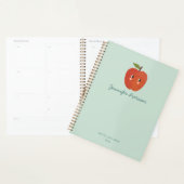 Schattigee Apple aangepaste handschriftnaam Planner (Display)