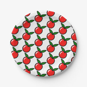 Schattigee Apple Cherry Red Fruit Fun Keuken Carto Papieren Bordje