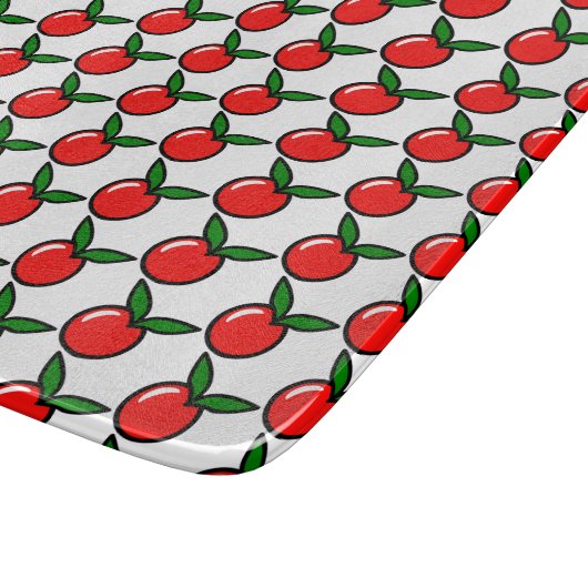 Schattigee Apple Cherry Red Fruit Fun Keuken Carto Snijplank (Hoek)