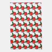 Schattigee Apple Cherry Red Fruit Fun Keuken Carto Theedoek (Verticaal)